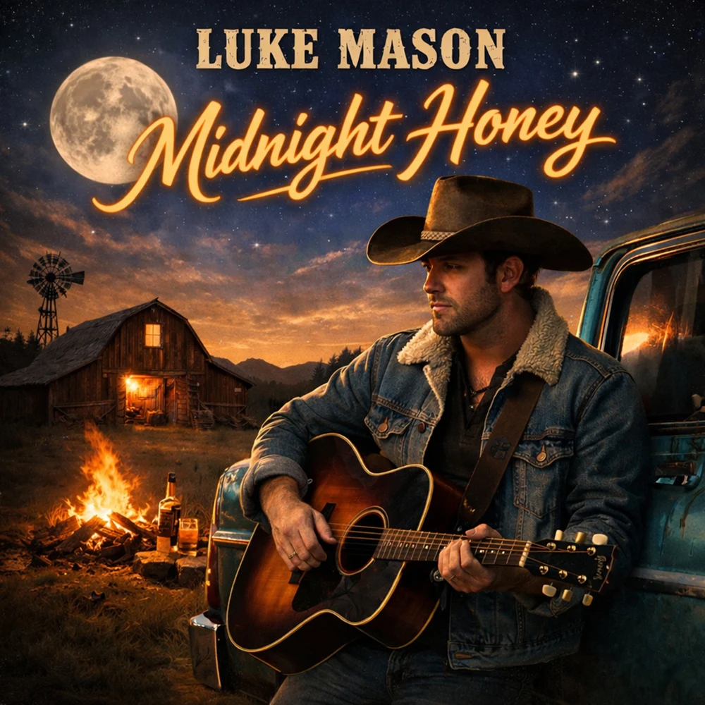 Midnight Honey album cover by Luke Mason